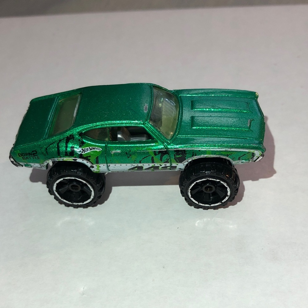 Green Olds 442 Hot Wheels